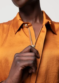 Vanilia Satijnen Jumpsuit<Vrouw Jumpsuits