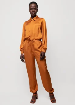 Vanilia Satijnen Jumpsuit<Vrouw Jumpsuits