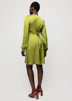 Vanilia Satijnen Mini Jurk<Vrouw Jurken