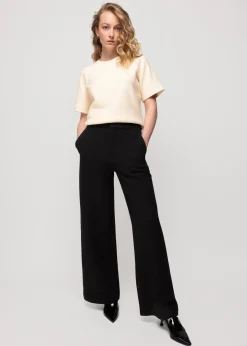 Vanilia Struc Pantalon<Vrouw Basics