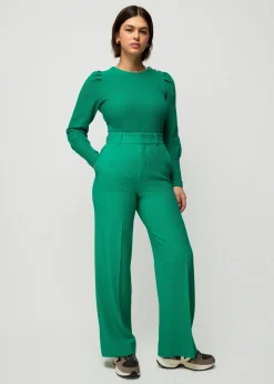 Vanilia Struc Top Met Gouden Knopen<Vrouw Tops