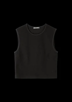 Vanilia Struc Top Mouwloos<Vrouw Basics