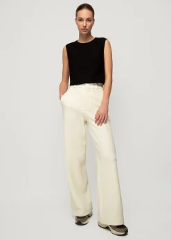 Vanilia Struc Top Mouwloos<Vrouw Basics