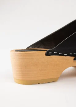 Vanilia Swedish Hasbeens Leren Klompen<Vrouw Schoenen