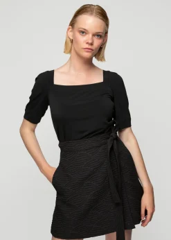 Vanilia Top Met Vierkante Hals<Vrouw Basics