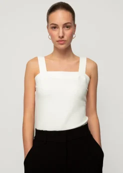 Vanilia Top Met Vierkante Hals<Vrouw Tops