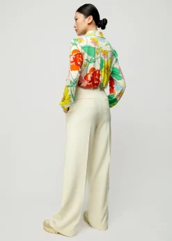 Vanilia Tricot Blouse Met Bloemenprint<Vrouw Blouses