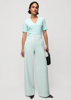 Vanilia Tricot Boucle Broek<Vrouw Broeken