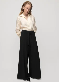 Vanilia Tricot Broek Met Wijde Pijp<Vrouw Broeken