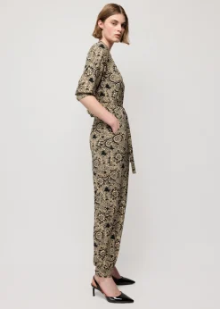 Vanilia Tricot Jumpsuit Met Ikat Print<Vrouw Jumpsuits