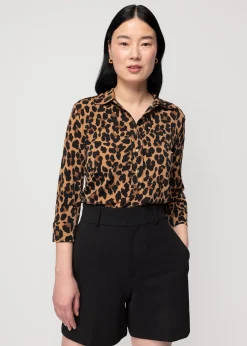 Vanilia Tricot Leopard Polo<Vrouw Blouses
