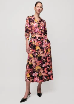 Vanilia Tricot Midi Jurk Met Print<Vrouw Jurken
