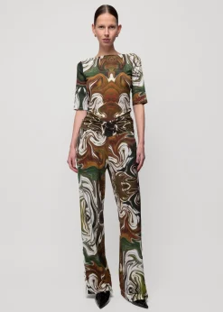 Vanilia Tricot Swirl Top Met Boothals<Vrouw Two-Pieces