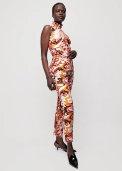 Vanilia Tricot Swirl Top Met Col<Vrouw Two-Pieces