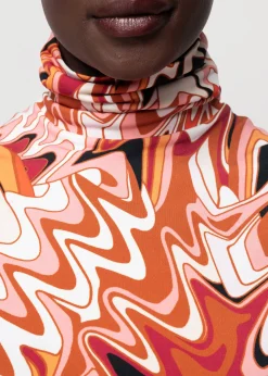 Vanilia Tricot Swirl Top Met Col<Vrouw Two-Pieces