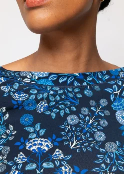 Vanilia Tricot Top Met Bloemen<Vrouw Tops