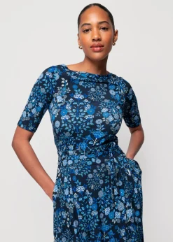 Vanilia Tricot Top Met Bloemen<Vrouw Tops