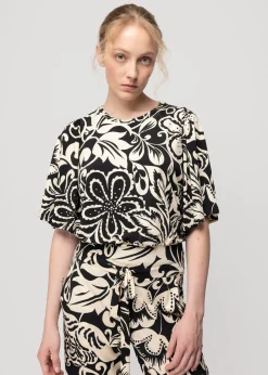 Vanilia Tricot Top Met Bloemenprint<Vrouw Two-Pieces