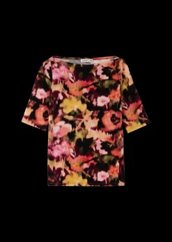 Vanilia Tricot Top Met Print<Vrouw Tops