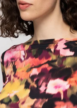 Vanilia Tricot Top Met Print<Vrouw Tops