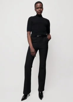 Vanilia Twill Broek Flared<Vrouw Basics