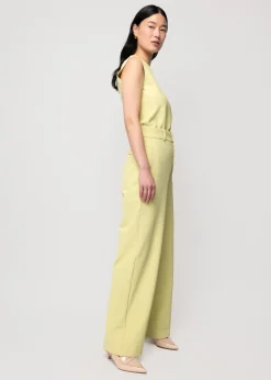 Vanilia Twill Mouwloze Top<Vrouw Tops