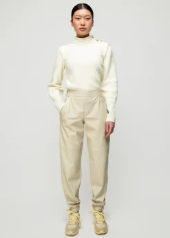 Vanilia Vegan Leren Jogger<Vrouw Broeken