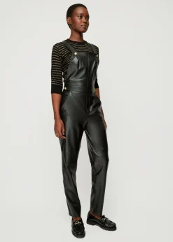 Vanilia Vegan Leren Tuinbroek<Vrouw Jumpsuits