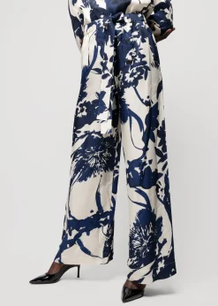 Vanilia Viscose Broek Met Bloemen<Vrouw Two-Pieces