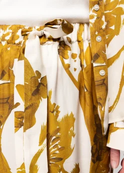 Vanilia Viscose Broek Met Bloemen<Vrouw Two-Pieces