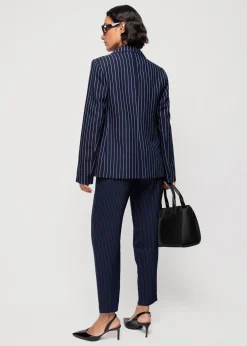 Vanilia Viscose Chino Pin Stripe<Vrouw Broeken