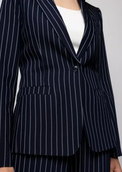 Vanilia Viscose Colbert Pin Stripe<Vrouw Colberts & Gilets