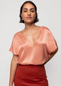 Vanilia Viscose Crepe Top<Vrouw Tops