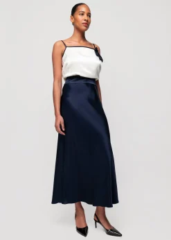 Vanilia Viscose Midi Rok<Vrouw Basics