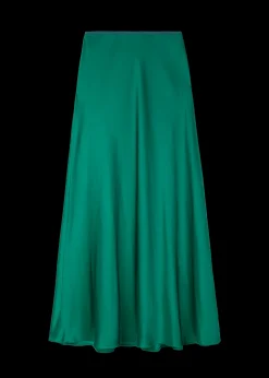 Vanilia Viscose Midi Rok Groen<Vrouw Two-Pieces