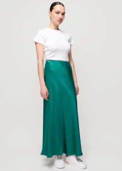 Vanilia Viscose Midi Rok Groen<Vrouw Two-Pieces