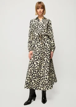 Vanilia Viscose Midi Rok Met Bloemenprint<Vrouw Two-Pieces