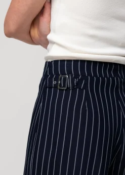 Vanilia Viscose Pantalon Pin Stripe<Vrouw Broeken