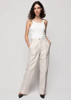 Vanilia Viscose Singlet<Vrouw Tops