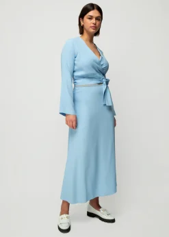 Vanilia Viscose Wrap Top<Vrouw Two-Pieces