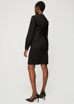 Vanilia Wafel Jurk Met Couture Mouwen<Vrouw Basics