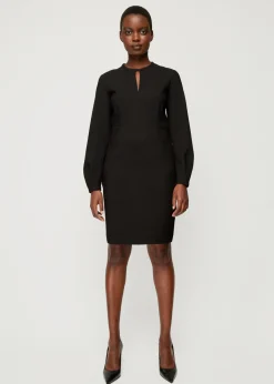 Vanilia Wafel Jurk Met Couture Mouwen<Vrouw Basics