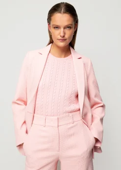 Vanilia Wafel Structuur Blazer<Vrouw Colberts & Gilets