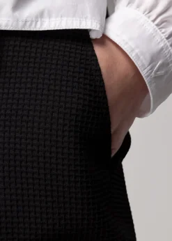 Vanilia Wafel Structuur Broek Tapered Fit<Vrouw Basics