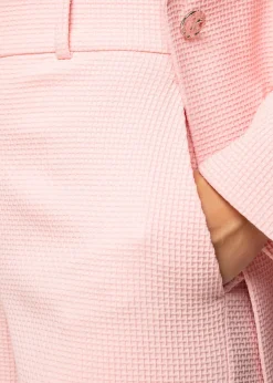 Vanilia Wafel Structuur Pantalon<Vrouw Broeken