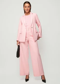 Vanilia Wafel Structuur Pantalon<Vrouw Broeken