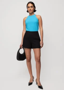 Vanilia Wafel Structuur Short<Vrouw Shorts