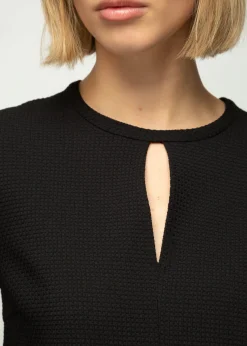 Vanilia Wafel Structuur Top<Vrouw Basics