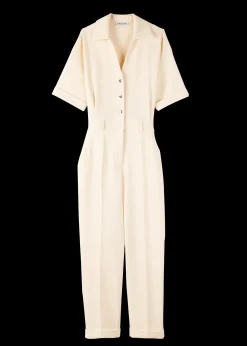 Vanilia Wafelstructuur Jumpsuit<Vrouw Basics